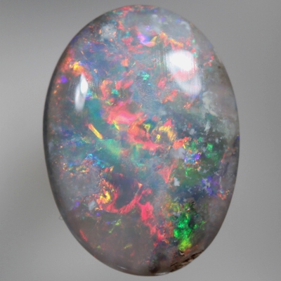 SOLID SEMI BLACK OPAL Bright rolling flashes 